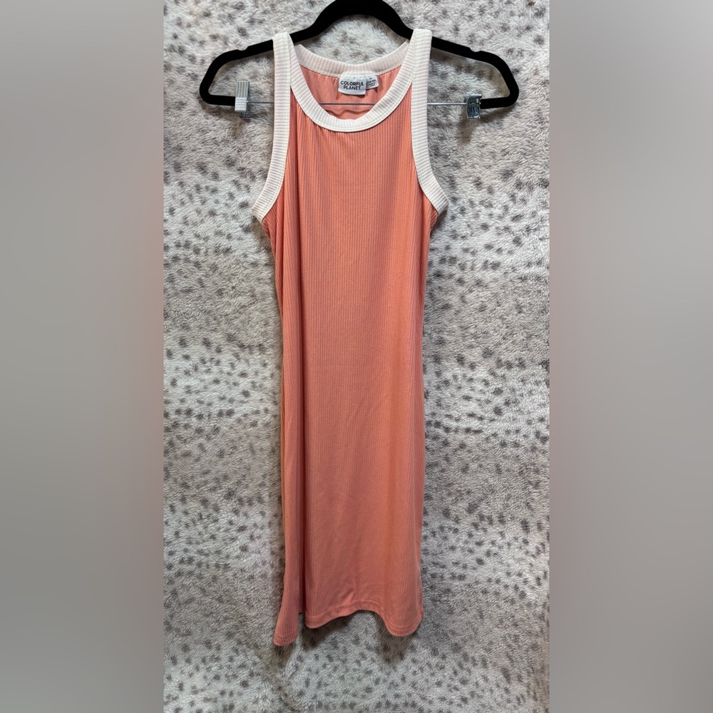 WOMENS RIB KNIT MIDI DRESS